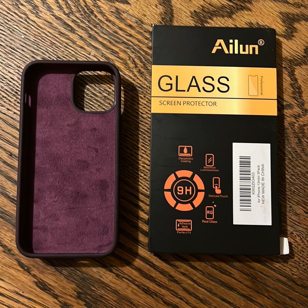 iPhone 13 Mini Phone Case With 2 Glass Screen Protectors